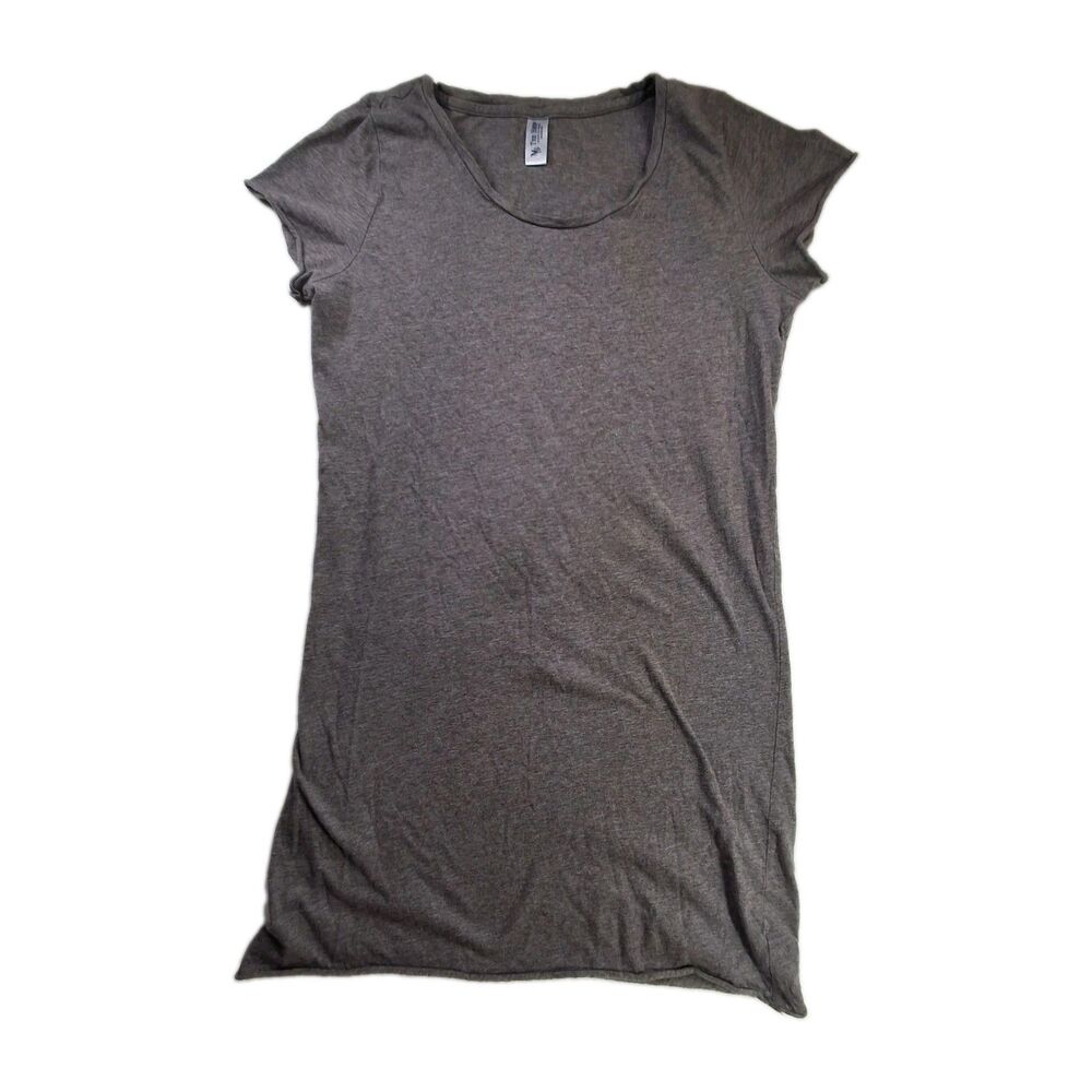 VS Tee Shop Womens Size M T-shirt 100% Pima Cotton Light Brown Lightweight Long